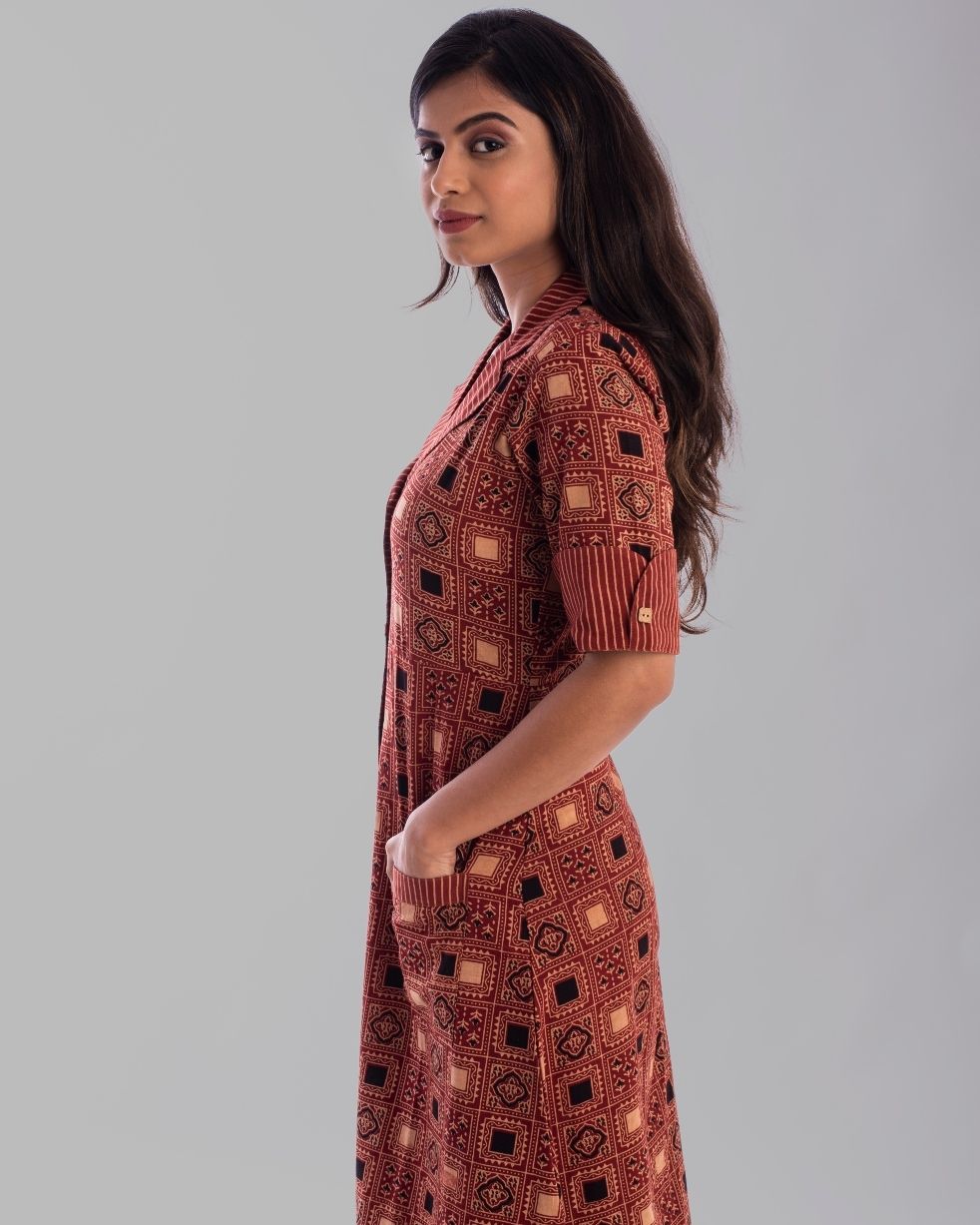 Ajrak design clearance dresses