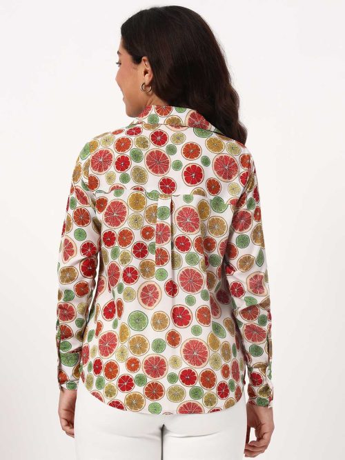 Citrusy Crepe Shirt - Image 5